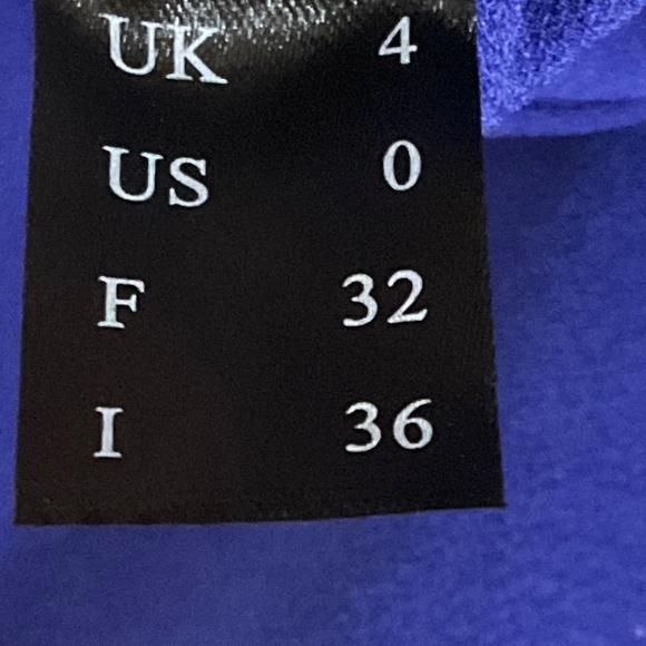 ALEX PERRY ULTRAMARINE STRETCH CREPE FLARE TROUSERS - Picture 5 of 6